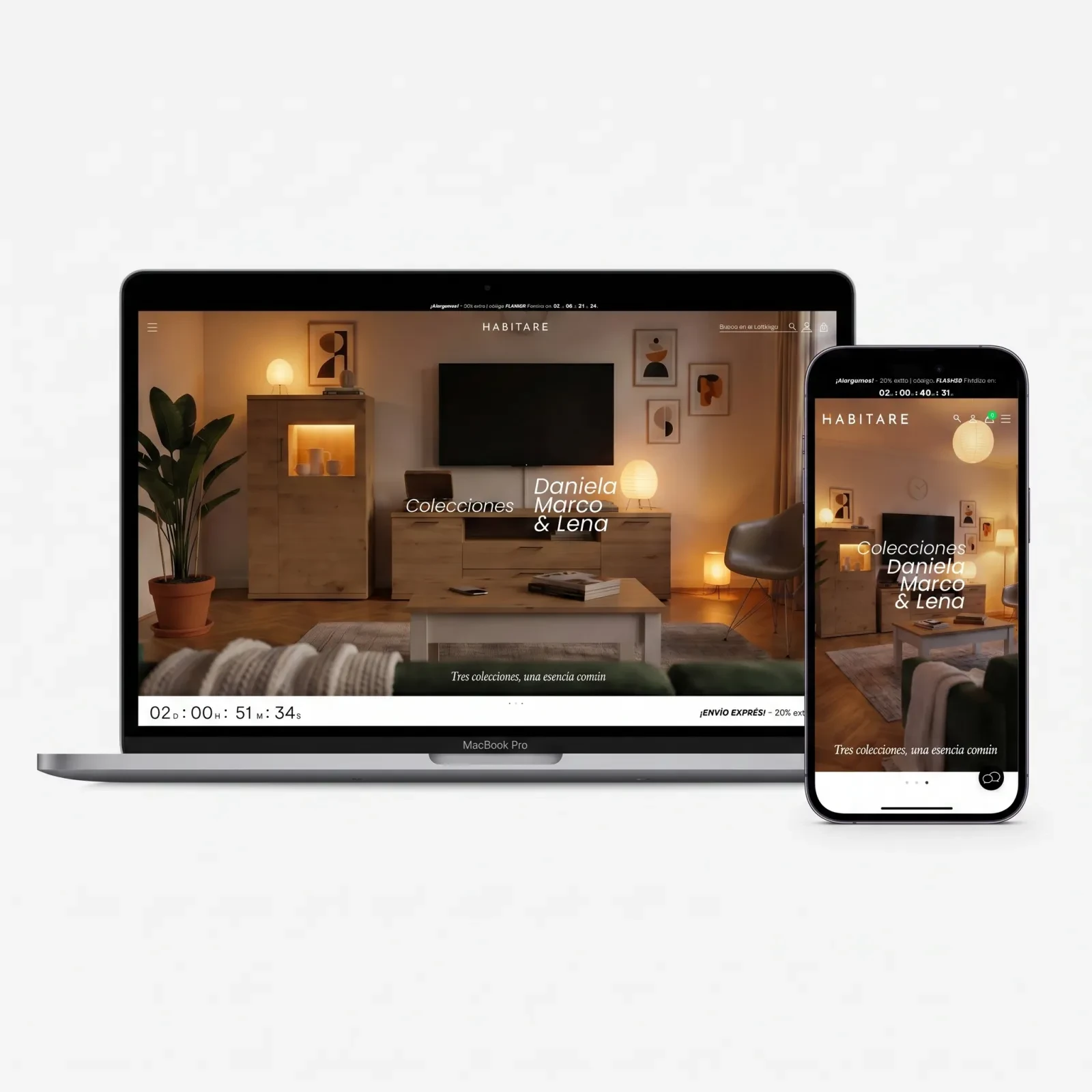 mockup home ordenador y movil